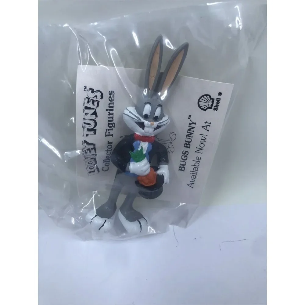 Looney Tunes Characters At Shell Gas Premium Bugs Bunny Toy. Sealed. Vintage